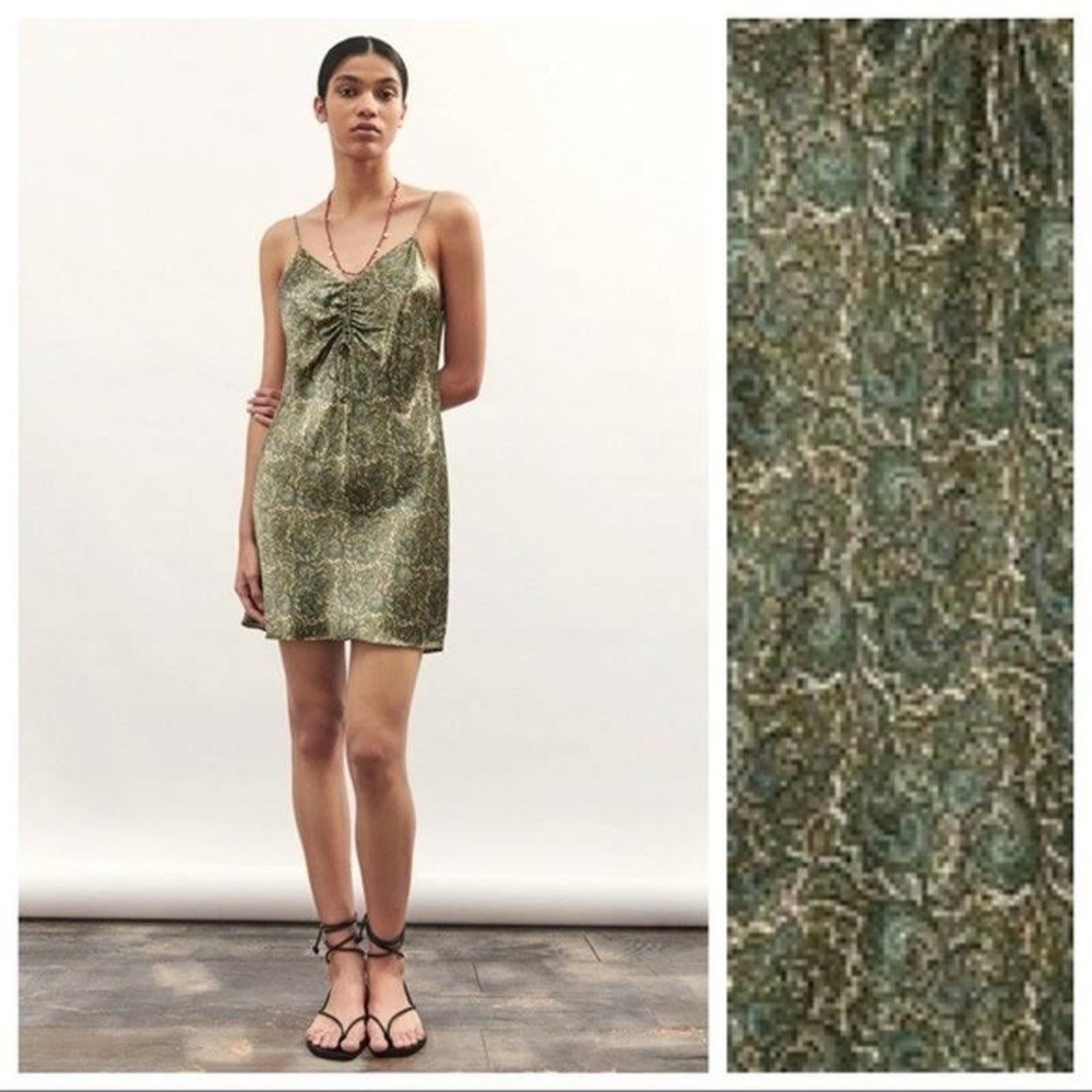 Zara Paisley Slip Dress